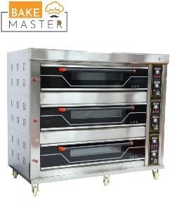 3 Deck 9 Trays Gas Deck Oven