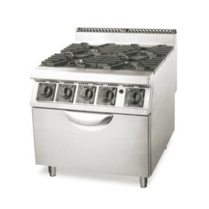 Gas Range With 4-Burner & Gas Oven