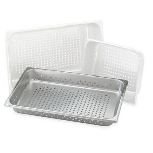 SS Tray With Hole For Steaming Cart